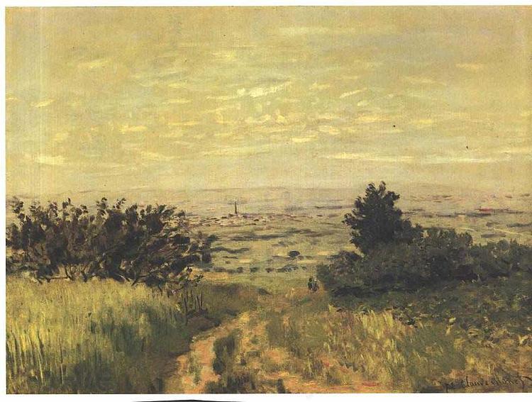 Claude Monet View to the plain of Argenteuil France oil painting art